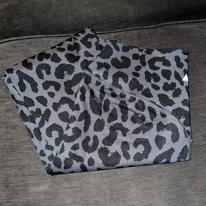 Balance athletica leggings - black cheetah print